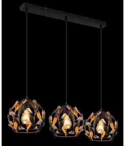 Globo 15759-3H - Lampadario a cavo MIKA 3xE27/40W/230V