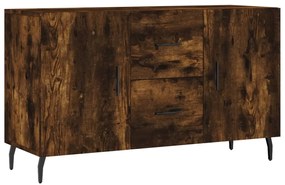 Credenza rovere fumo 100x36x60 cm in legno multistrato