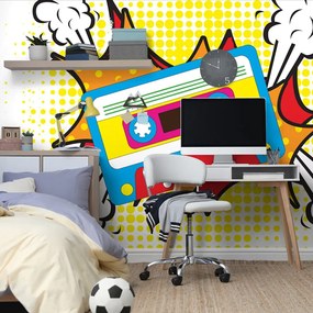 Carta da parati – Cassetta pop art