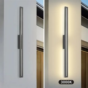 Brilagi - Lampada da parete LED per esterni LINEO LED/24W/230V 3000K IP65 antracite