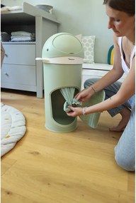 Cestino in plastica verde per pannolini 25 l Whale - Kindsgut