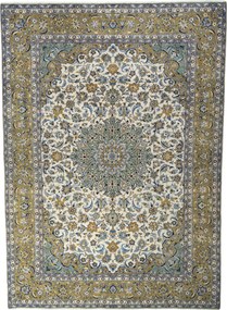 Kashan Tappeto persiano 400 x 290 Beige (Iran) Annodato A Mano