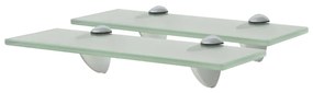 Mensole Galleggianti 2 Pz İn Vetro 30x10 Cm 8 Mm /