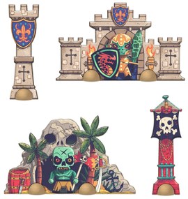 Arty Toys - Puzzle gigante - Battaglia (30 pezzi)