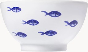 Ciotola per cereali fatta a mano Blauer Fischschwarm