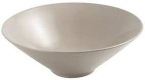Lavabo da appoggio slim 40,5 cm sabbia in ceramica Paras