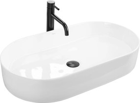 Lavabo da appoggio in ceramica Rea Nadia 70