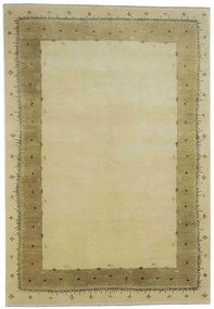 Loribaft Tappeto 160x240 Beige (Indian) Annodato A Mano