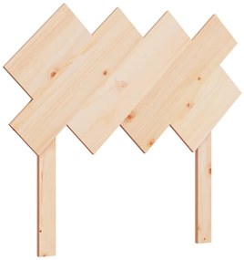 Testiera per letto 92x3x81 cm in legno massello di pino