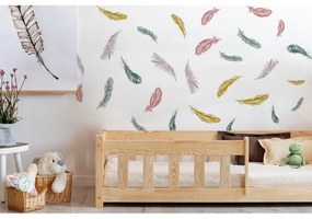 Letto per bambini in legno di pino di colore naturale 140x200 cm Mila CP - Adeko