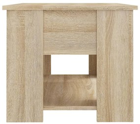 Tavolino da Salotto Rovere Sonoma 79x49x41 cm Legno Multistrato