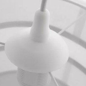 Lampadario a sospensione con filo CORAL S 1xE27/60W/230V bianco