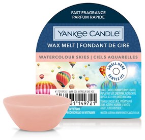 Watercolour Skies, cera Yankee Candle per bruciatore