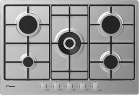 Timeless CEL7P4WX Acciaio inossidabile Da incasso 74.5 cm Gas 5 Fornello(i) - Candy