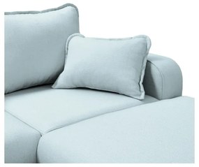 Divano angolare azzurro (angolo destro) Beata - Ropez