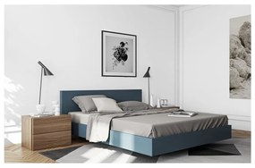 Comodino marrone con 2 cassetti Aurora - TemaHome