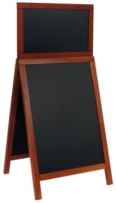 Lavagna da terra DuploTop naturale marrone 58x92.5 cm