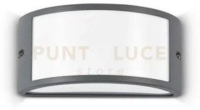 Rex-1 applique a parete ip44 1 luce attacco e27 antracite