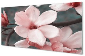 Quadro acrilico Fiori rosa 100x50 cm