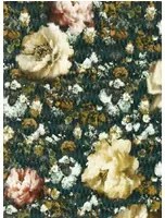 Clarke & Clarke Carta da parati Camile - Teal/ Spice