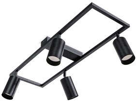 Faretto 4xGU10/30W/230V nero