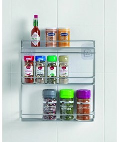 Scaffale per spezie a tre livelli montato a parete - Metaltex