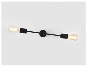 Lampada da parete nera per 2 lampadine , larghezza 43 cm Twigo - CustomForm