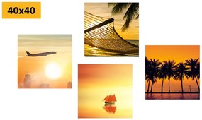 Set di quadri – Incanto della vacanza al mare