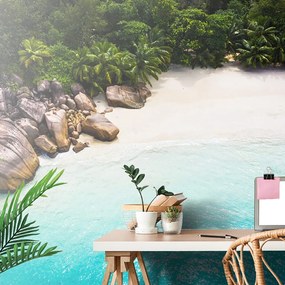 Carta da parati autoadesiva – Costa delle Seychelles