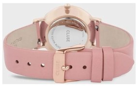 Orologio da donna con cinturino in pelle rosa Le Couronnement - Cluse