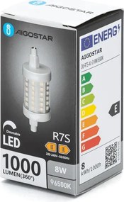Lampadina LED dimmerabile R7s/8W/230V 6500K - Aigostar