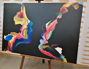 Stampa su tela – Volti astratti di esseri umani