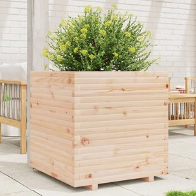 Fioriera Da Giardino 70x70x72 Cm İn Legno Massello Di Pino /