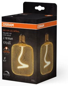 Lampadina LED dimmerabile DECOR FILAMENT E27/3,5W/230V 1800K oro - Osram