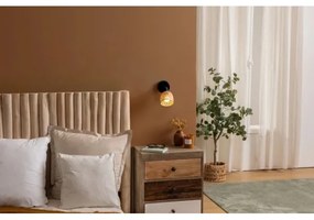 Atmosphera - Faretto da parete LIO 1xE27/25W/230V in bambù