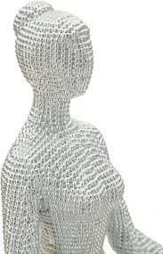 Donnina Yoga Silver Cm 20,5X15,5X23