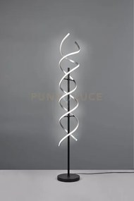 Lampada da terra led spirale metallo sequence 441810205 alluminio e...