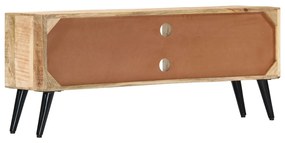 Mobile porta tv 115x30x47 cm in legno massello di mango
