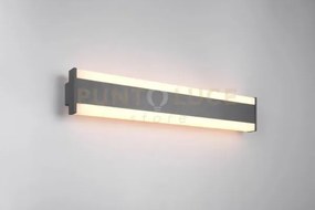 Dawson applique fascia da esterno alluminio antracite con regolazio...