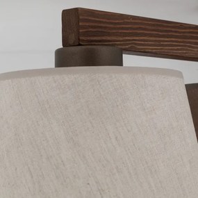 Brilagi - Lampadario a plafone LATTE 3xE27/15W/230V pino/bianco