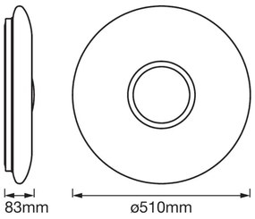Ledvance - Plafoniera LED dimmerabile SMART+ KITE LED/32W/230V Wi-Fi