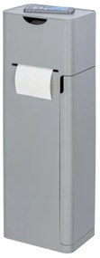 WENKO 24213100 - Scopino per WC IMON 20x58,5 cm grigio