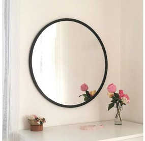 Specchio da parete SIYAH diametro 60 cm nero