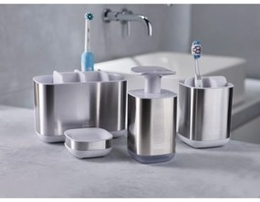 Porta spazzolino in acciaio inox EasyStore - Joseph Joseph