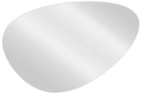 Specchio con illuminazione integrata bagno irregolare SENSEA L 120 x H 80 x P 3 cm grigio / argento