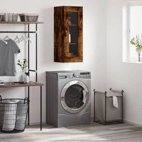 Mobile A Parete Rovere Fumo 34,5x34x90 Cm /