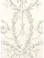 Little Greene Carta da parati Versailles - Argent
