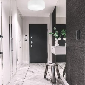 Plafoniera SIRJA 2xE27/60W/230V d. 45 cm bianco