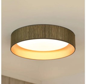 Brilagi - Lampada LED da soffitto BOSTON ROLLER LED/24W/230V Ø45 cm marrone/oro