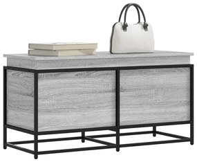 Contenitore Con Coperchio Grigio Sonoma 100x40x51,5 Truciolato /